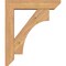 Ekena Millwork Westlake Slat Smooth Bracket w/ Offset Brace, Western Red Cedar, 5 1/2"W x 22"D x 26"H BKT0604X22X26WTL06SWR - alternate 2